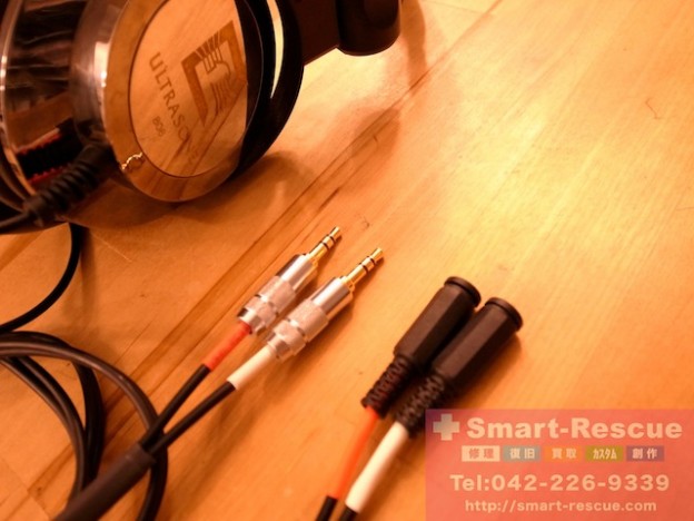 ヘッドホン　バランス化・リケーブル　新宿のお客様