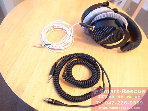 ソニーヘッドホン　脱着カスタム　大宮のお客様