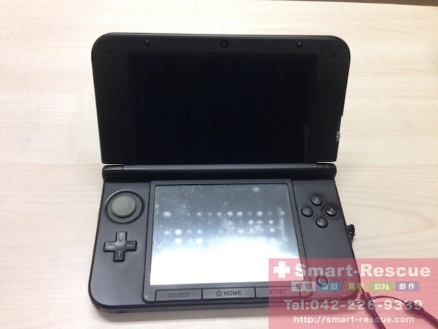 3DS液晶故障　3DS・イヤホン・エフェクター修理　五反田のお客様