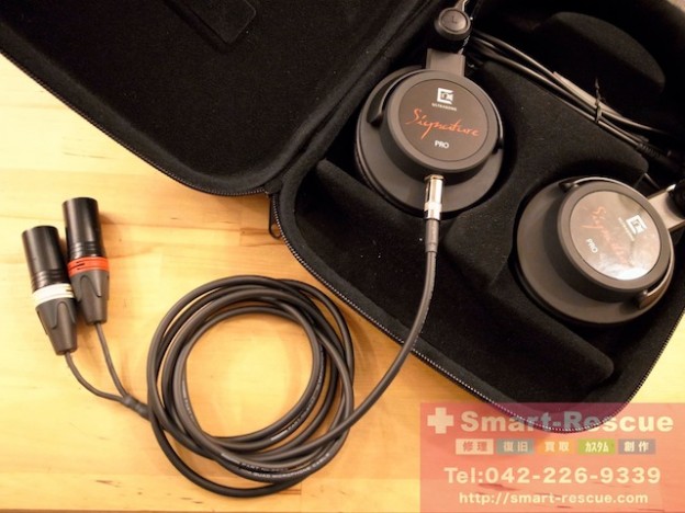 ヘッドホン脱着カスタム・バランス化　渋谷のお客様