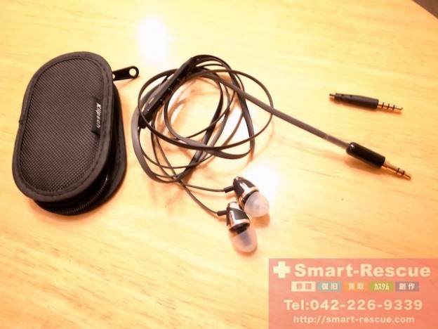 イヤホン修理・SD消去・データ復元　市川のお客様