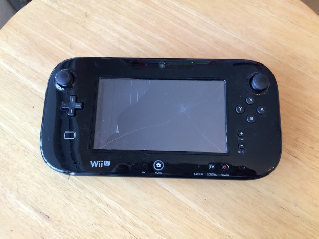 Wii U gamepad液晶修理　静岡県のお客様