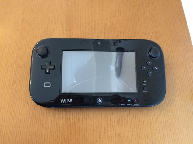 Wii U gamepad液晶修理　新潟のお客様