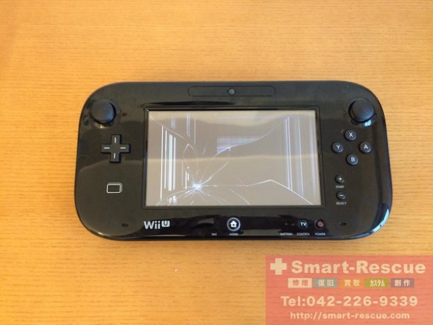 Wii Uのgamepad液晶修理　愛知県のお客様