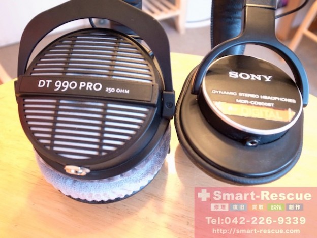 ヘッドホン脱着化/イヤホン郵送修理　　愛知県のお客様