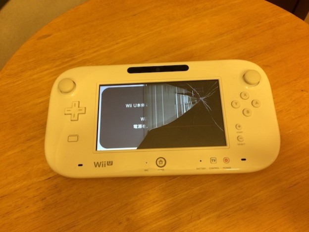 WiiUのゲームパッド液晶修理　目黒のお客様