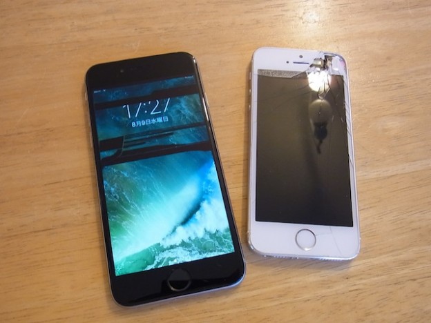 画面割れiphone6/ipod touch5/ipod classic買取　西荻窪のお客様